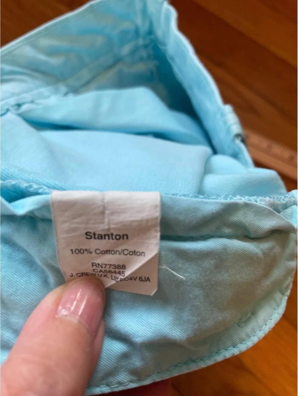 J. Crew Men's Stanton Shorts Light Blue Size 33 Cotton Preppy Beach Coastal